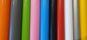 4D Автомобильная фольга Carbon 4D 152x60 Черный 3D