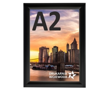 RAMKA REKLAMOWA OWZ ALUMINIUM A2 CZARNA