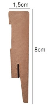 НАПОЛЬНЫЕ ЮБКИ ИЗ МДФ 8 СМ, белые