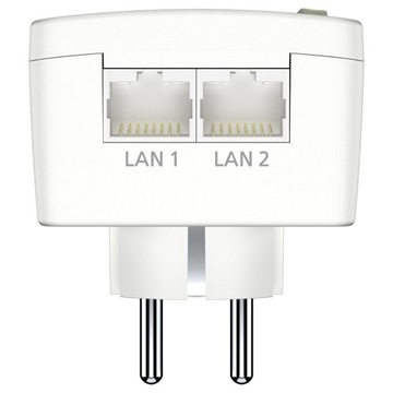 FRITZ!Powerline 1220 одиночный адаптер ПЛК, 2x Gigabit LAN