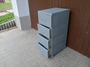 КНИЖНЫЙ ШКАФ, СУНДУК, ШКАФ, РОТАН, КОРИЧНЕВЫЙ