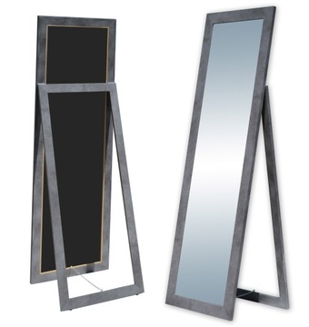 DUŻE Lustro w ramie STOJĄCE 180x70 beton