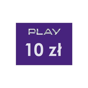PLAY 10 zł Doładowanie - Kod tekstowy