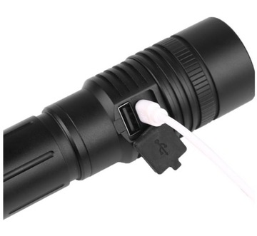 LATARKA LED AKUMULATOROWA XHP 50 10W NAJMOCNIEJSZA