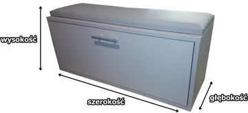 Галошница с сиденьем + полка в сборе