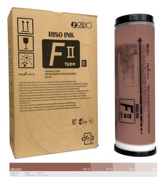 RISO farba S-8118E Brown FII - 1000ml