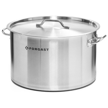 GARNEK STALOWY ŚREDNI+POKRYWA 2L FORGAST FG02002