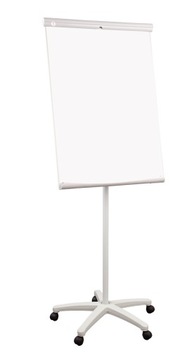 ФЛИПЧАРТ СУХОГО СТИРАНИЯ ДОСКИ НА КОЛЕСАХ 70х100