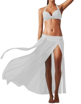 ЮБКА МАКСИ ДЛИННАЯ ПЛЯЖНАЯ, ТЮЛЬ AIRMAL, ЦВЕТА