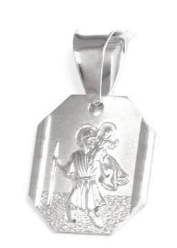 SREBRNY MEDALIK ŚW. KRZYSZTOF 925