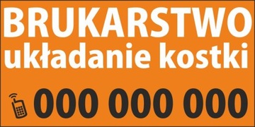 Magnes Reklamowy brukarstwo układanie kostki 60x30
