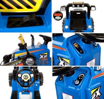 САМЫЙ МОЩНЫЙ ЭКСКАВАТОР-ТРАКТОР С АККУМУЛЯТОРНЫМ МОБИЛЬНЫМ КОВШОМ БОЛЬШИМ 60 КГ