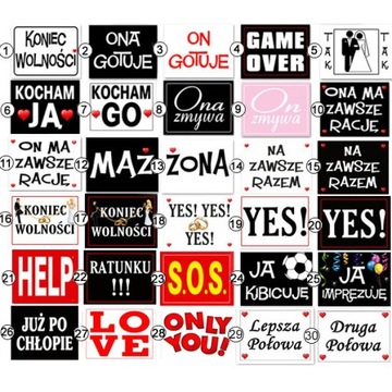 Naklejki na buty ON ZMYWA ślub wesele