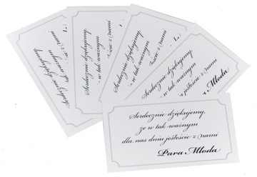 ОТКРЫТКИ Благодарственные письма ПОЖЕЛАНИЯ кремовые - 10 шт.