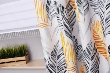 РАЗМЕР ШТОРЫ 150 СМ БОЛЬШИЕ ЛИСТЬЯ ПАПОРОТНИКА 0,5 М