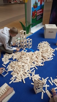 *Деревянные КЛЕНОВЫЕ БЛОКИ 1000 шт, деревянная коробка