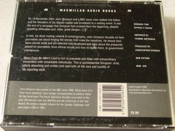 ДЖОН СИМПСОН Новости из аудиокниги No Man's Land, 3CD