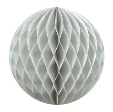 KULA BIBUŁOWA DEKORACJA 30 CM ŚLUB URODZINY-9498
