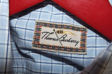Thomas Burberry koszula męska L 41 krótki rękaw