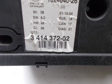 BMW X3 E83 2,0 D PŘÍSTROJOVÁ DESKA BUDÍKY