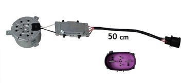 MODUL + MOTOR VENTILÁTOR AUDI A6 C6 2.7 3.0 TDI4F0121207N 4F0121003F LEVÝ