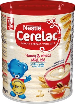 NESTLE CERELAC MLECZNA PSZENNA KASZKA Z MIODEM 400