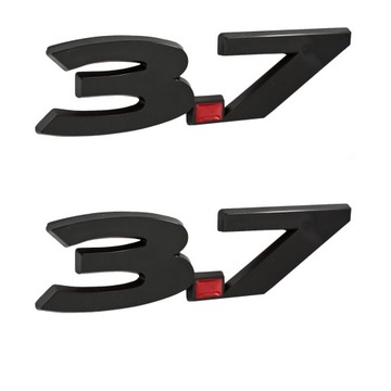 EMBLEMAT ZNACZEK FORD MUSTANG 3.7 CZARNY BŁOTNIKI