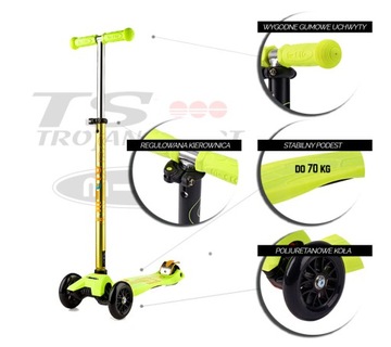 HULAJNOGA MAXI MICRO DELUXE TURKUSOWA AQUA MMD019