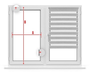 Оконная складка LUX, плиссированная шторка по размеру складки