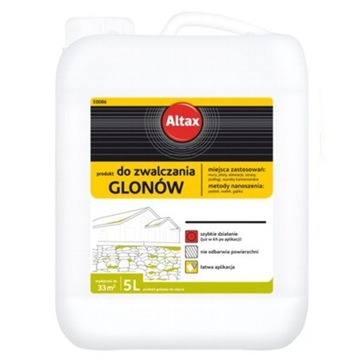 Produkt do zwalczania glonów 5L - ALTAX