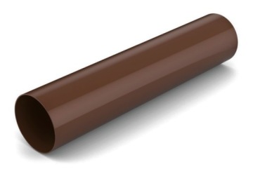 rura 110mm do rynna BRYZA BRĄZ BRĄZOWY dł. 4m