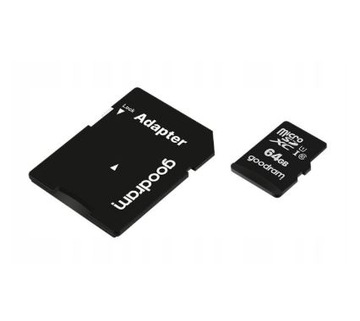 64GB KARTA PAMIĘCI GOODRAM MICRO SDHC ADAPTER SD