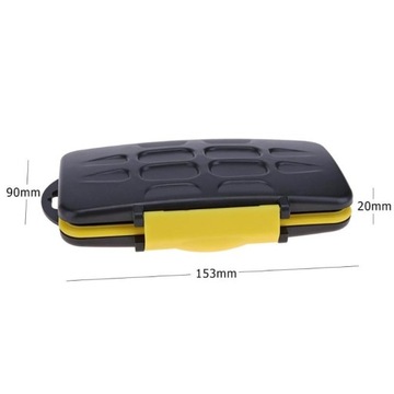 Водонепроницаемый футляр, коробка, 12 карт SD + microSD