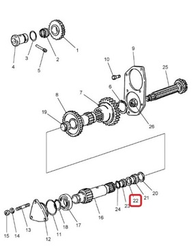 Кольцо New Holland CASE CNH 5141500