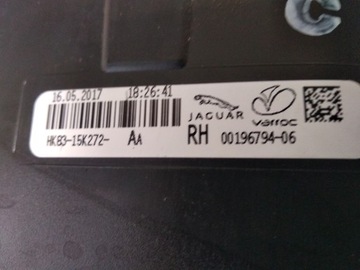 JAGUAR F-PACE SVĚTLO ZADNÍ PRAVÁ LEVÝ VÍKO KUFRU