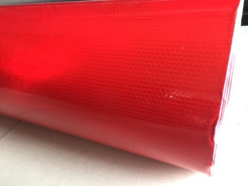 СВЕТООТРАЖАЮЩАЯ ФОЛЬГА СОТОВЫЕ знаки КРАСНЫЙ