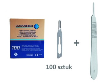 DŁUTKO DŁUTO PODOLOGICZNE 3 mm - 100 SZT. + UCHWYT