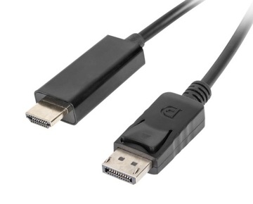Kabel DisplayPort-HDMI DP-HDMI 1.4 Full HD 60Hz 1M