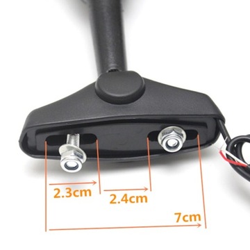 ЗЕРКАЛА С ПОВОРОТНИКАМИ ДЛЯ МОТОЦИКЛА SUZUKI HONDA