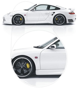 Выпуклые 3D наклейки - флаги стран - 10 шт.