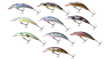 WOBLERY GĘBALE ASSAN ARC TROUT 5,5cm W0600 11-20
