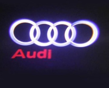 Светодиодная лампа для проектора с логотипом Audi ВСЕ МОДЕЛИ!