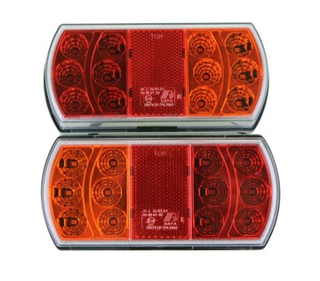 LAMPY TYLNE LEDOWE 12-24V LED DO PRZYCZEPEK