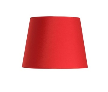 Abażur Stożek Czerwony Klosz Lampa
