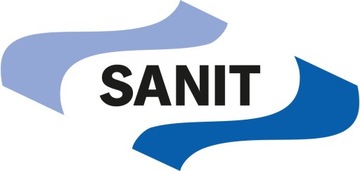 Кнопка смыва для унитаза Sanit REDONDA, серебристый
