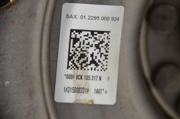 AUDI A4 A5 Q5 KOLO DVOUHMOTNÉ 0CK105317N