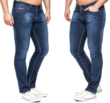 SPODNIE MĘSKIE VANKEL JEANS 627R - 86CM/L32