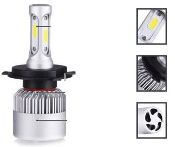 Светодиодная лампа MOTOR QUAD HIR2 9012 16000lm S2 72W 12V 24V FAN 1шт