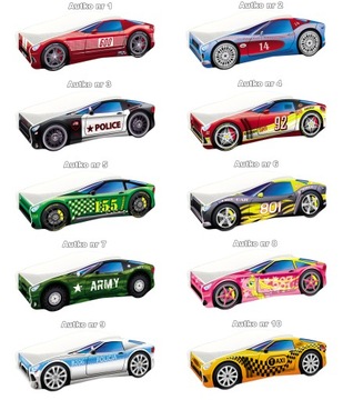 Кровать ACMA CAR 140х70 Матрас ACMA AUTO