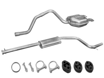 FORD MONDEO MK3 KOMBI 2.0TDCi 2.2TDCi TŁUMIK ŚRODKOWY + KOŃCOWY + ZESTAW